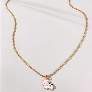 3/$30 💛 Cow Charm Necklace
